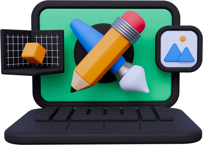 Graphic Designer 3D Icon